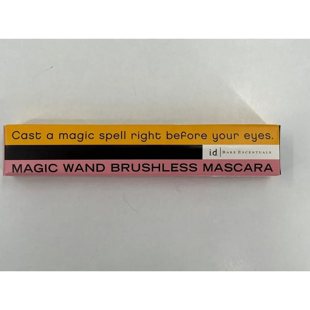 Bare Escentuals i.d. MAGIC WAND Black Brushless Mascara Full .3 oz/8.5g New Rare